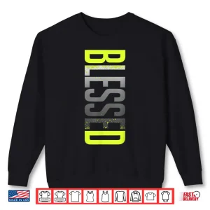 Sweatshirt Neon Yellow Black Cool Grey Graphic Match Shirt