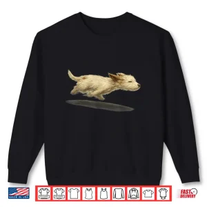 Sweatshirt Cute Running Dog Shirt