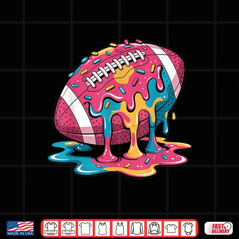 Design Football Drip For Lineman WR QB RB Ice Cream Sprinkles Shirt Shirt