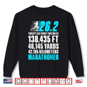 Sweatshirt Marathon Running Design For Men Women 26.2 Marathon Runner Shirt