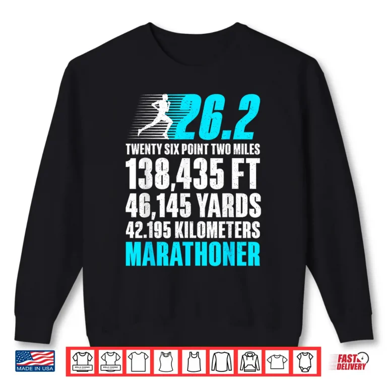 Sweatshirt Marathon Running Design For Men Women 26.2 Marathon Runner Shirt
