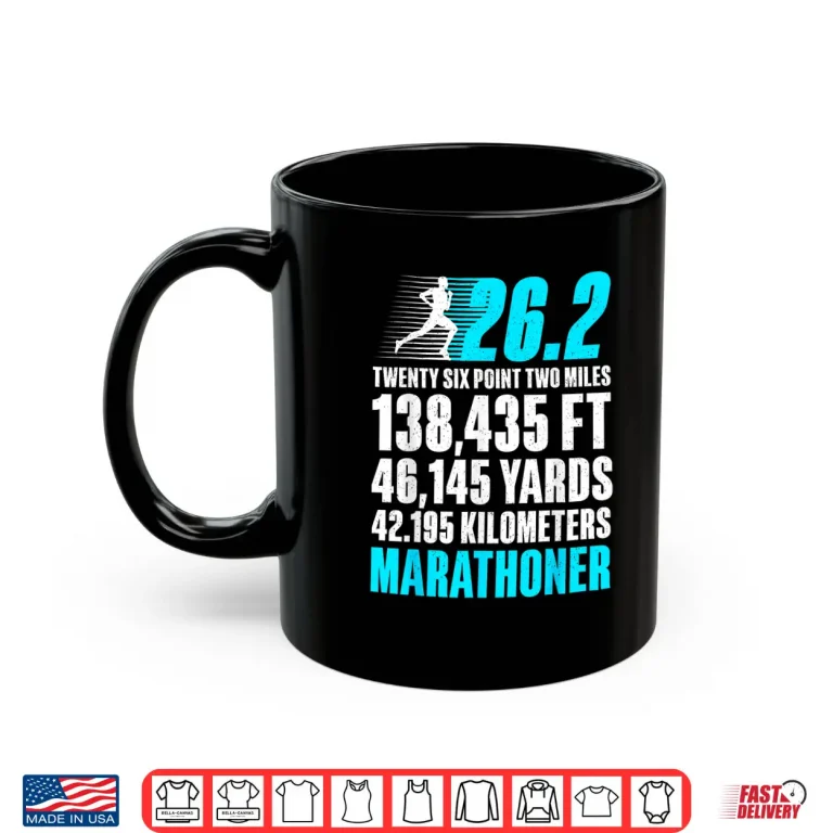 Mug Marathon Running Design For Men Women 26.2 Marathon Runner Shirt