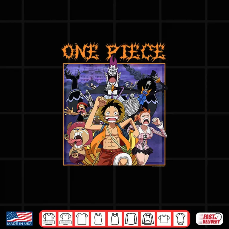 Design One Piece Anime Running Scared Heavy Metal Shirt