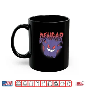 Mug Pokemon Gengar Running Creepy Logo Shirt
