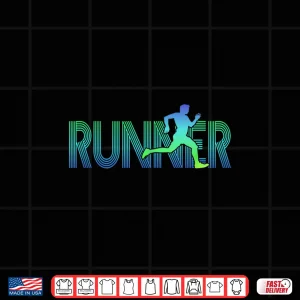 Design RUNNER Track Field Cross Country Running Athlete Vintage Shirt