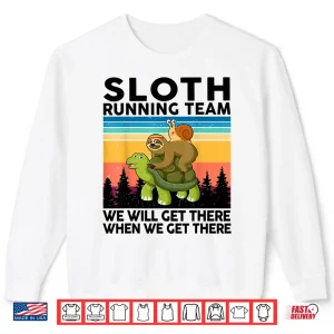 Sweatshirt Sloth Shirt Sloth Running Team Runner Gift 5k Full Marathon Shirt
