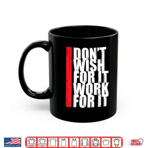 Mug Work motiavation running fitness gym t shirt men women kids