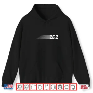 Hoodie 26.2 Marathon Design For Men Women Athlete Marathon Runner Shirt