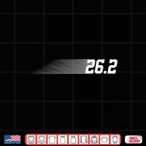 Design 26.2 Marathon Design For Men Women Athlete Marathon Runner Shirt