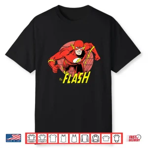 Dc Comics The Flash Running Portrait Shirt
