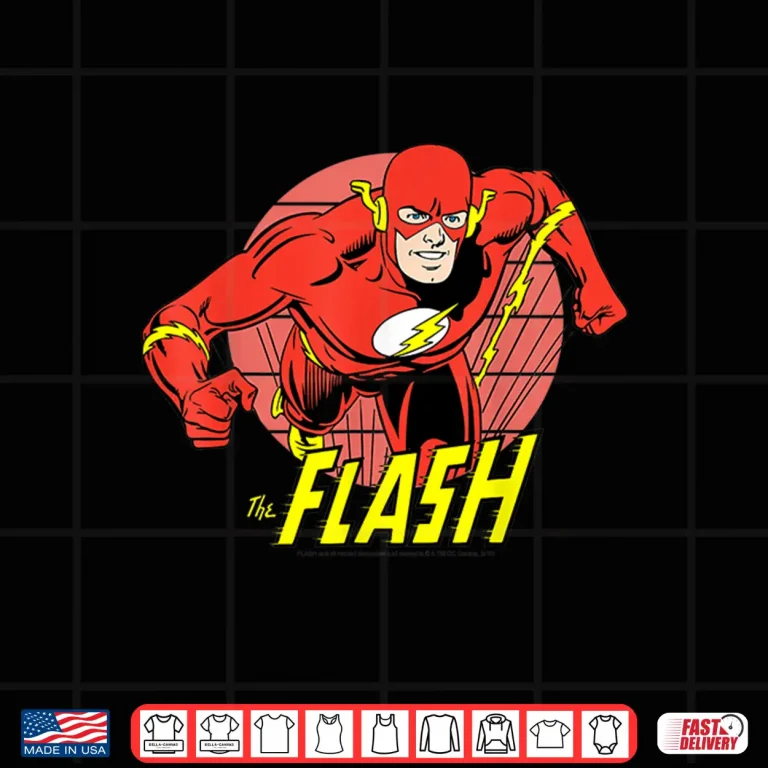 Design DC Comics The Flash Running Portrait Shirt
