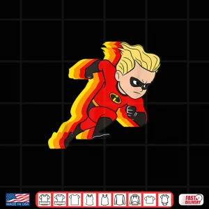 Design Disney Pixar Incredibles Dash Parr Running Shirt