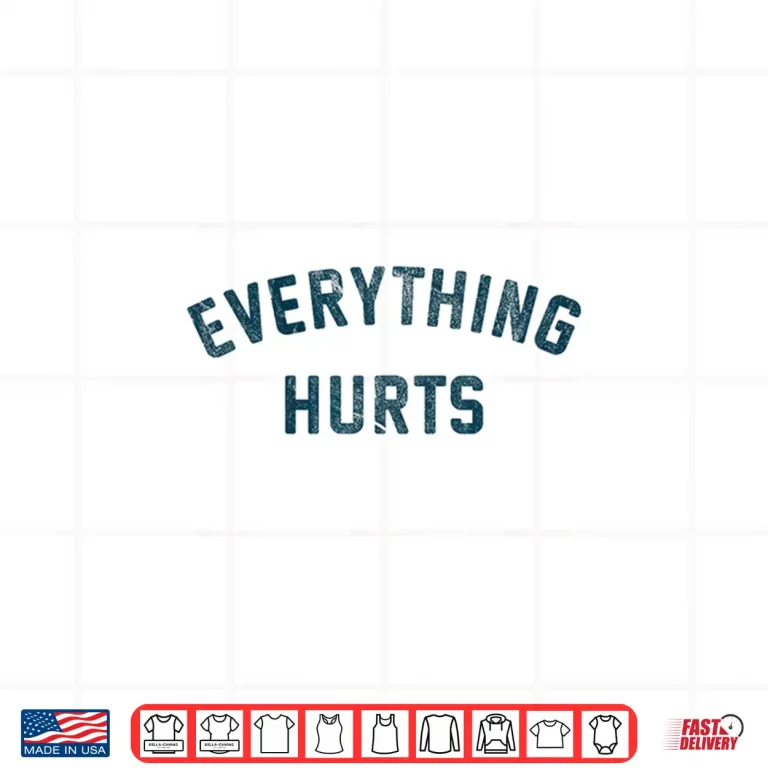 Design Everything Hurts Running Shirt