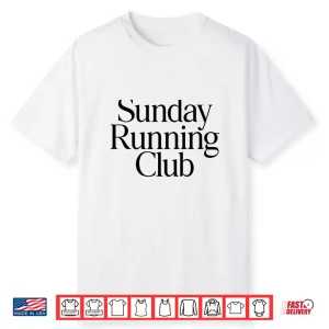 Sunday Running Club X Jogger Jogging Runner Fitness Gym Back Shirt