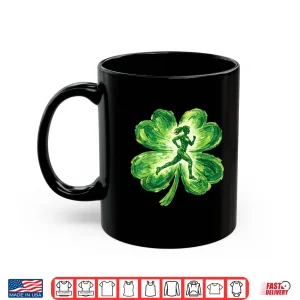 Mug St Patricks Day Running Irish Shamrock Track Field Runner Shirt