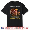 Turkey Trot Squad Running Drinking Matching Thanksgiving Shirt