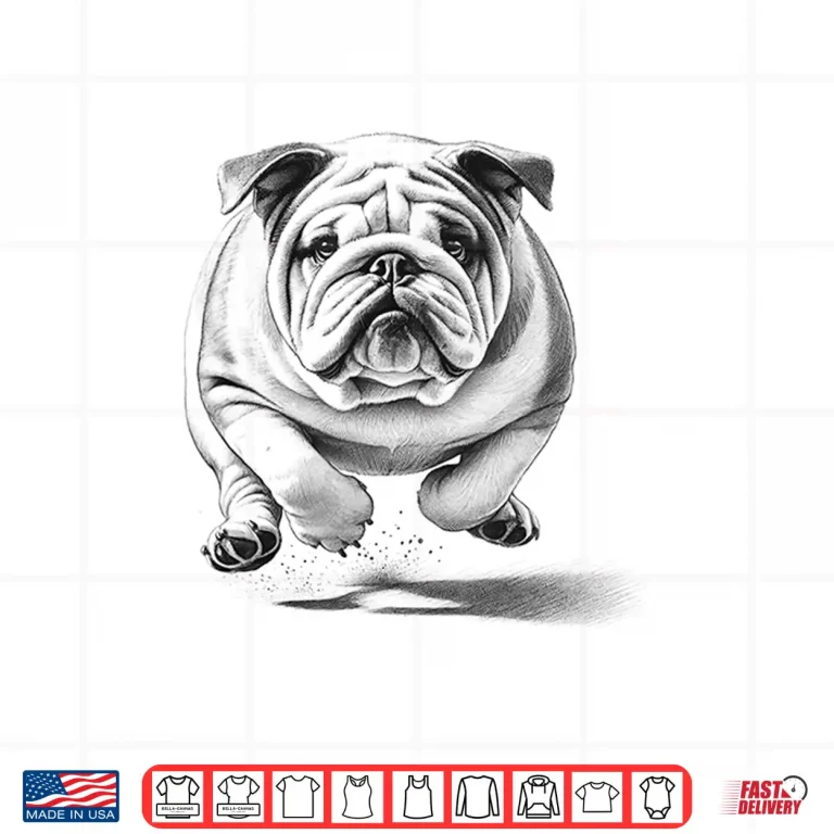 Design Bulldog Running Dog Design Idea For Men And Women Shirt