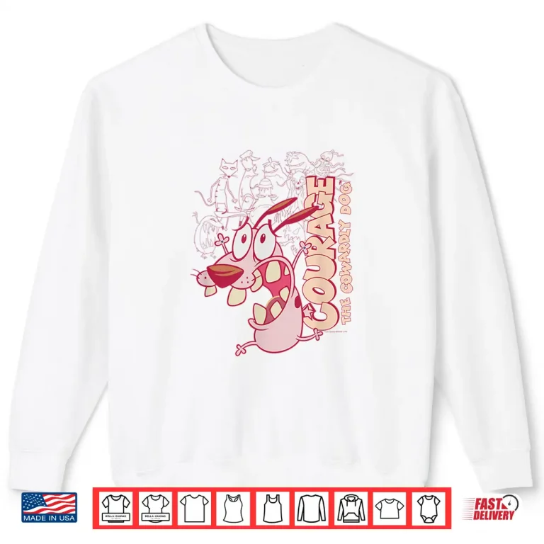Sweatshirt Courage the Cowardly Dog Running Scared Shirt