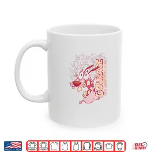 Mug Courage the Cowardly Dog Running Scared Shirt