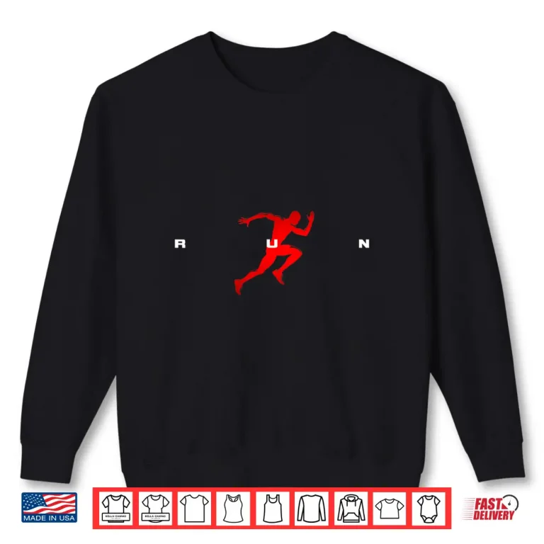Sweatshirt Run Runner Running Track and Field Shirt