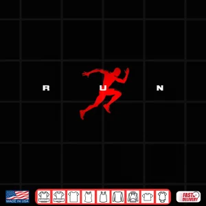 Design Run Runner Running Track and Field Shirt