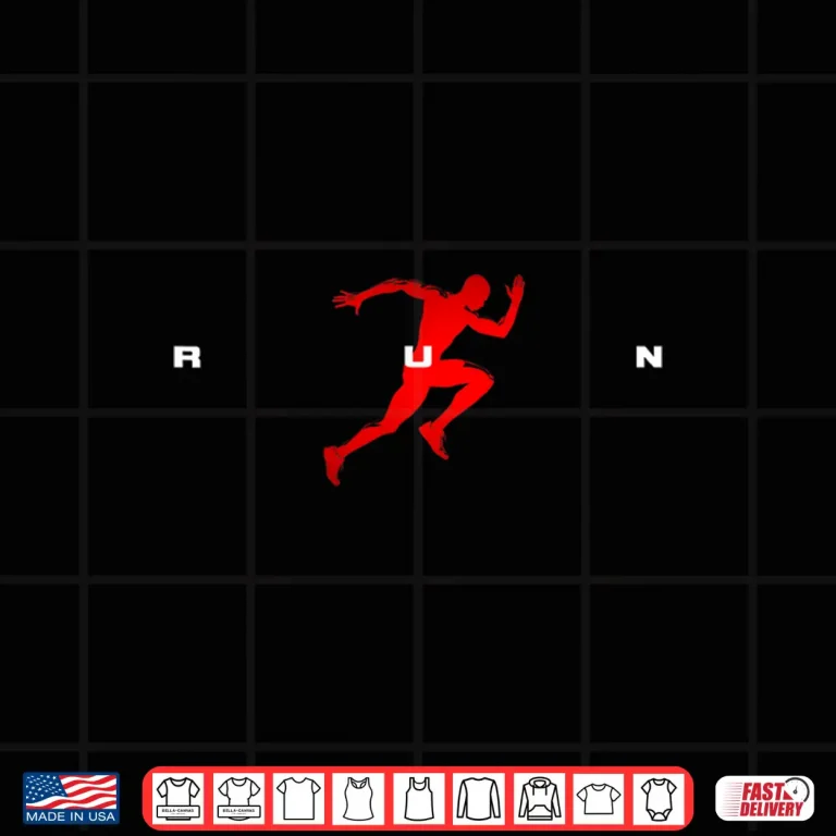 Design Run Runner Running Track and Field Shirt