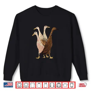 Sweatshirt Running Duck Indian Runner duck Shirt