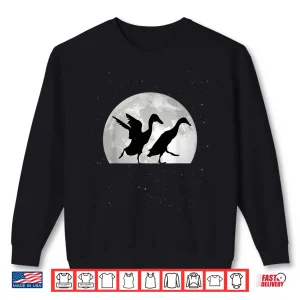 Sweatshirt Running Duck Moon Runner Duck Shirt