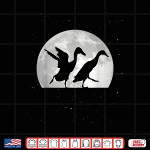 Design Running Duck Moon Runner Duck Shirt