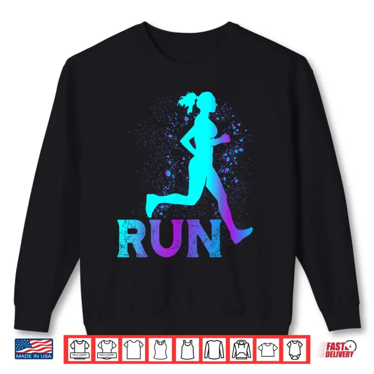 Sweatshirt Running Runner Girls Cross Country Track Marathon Shirt