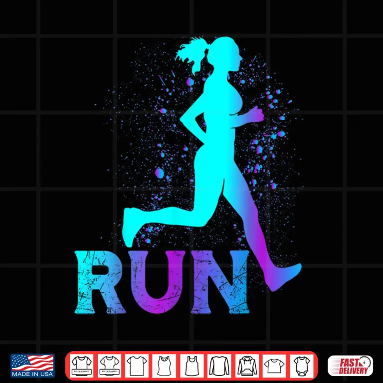 Design Running Runner Girls Cross Country Track Marathon Shirt