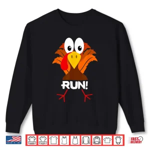 Sweatshirt Turkey Costume Adult Running Face Turkey Trot Shirt