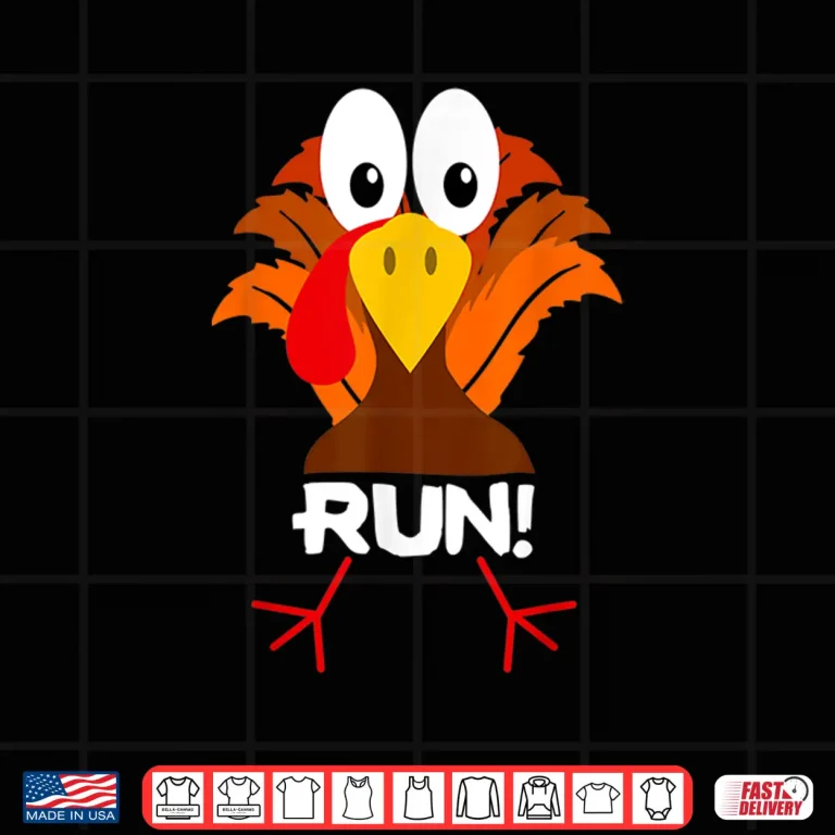 Design Turkey Costume Adult Running Face Turkey Trot Shirt