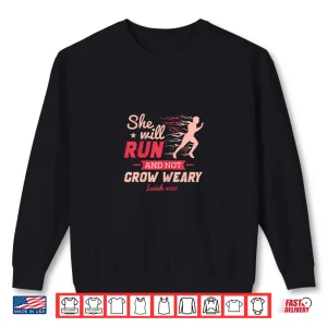 Sweatshirt Womens Funny She Will Run XC Cross Country Running Gift Men Women Shirt