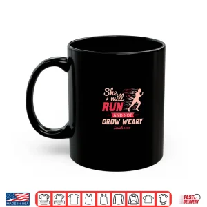 Mug Womens Funny She Will Run XC Cross Country Running Gift Men Women Shirt