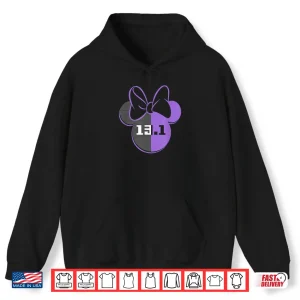 Hoodie Disney Mickey And Friends Minnie Mouse Half Marathon 13.1 Shirt