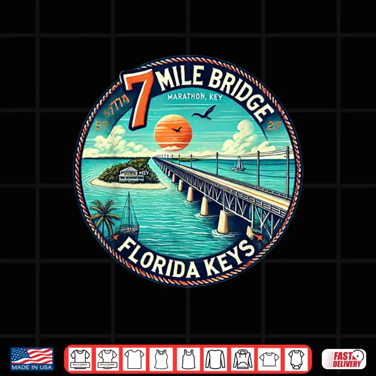 Design Florida Keys 7 Mile Bridge Marathon Shirt