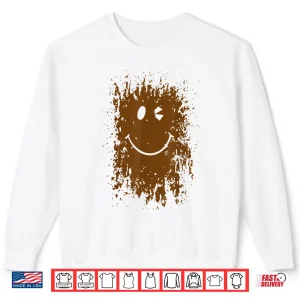Sweatshirt Funny Splash Mud Splatter Face Run Forest Gump Shirt