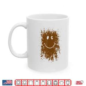 Mug Funny Splash Mud Splatter Face Run Forest Gump Shirt