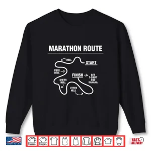 Sweatshirt Funny Marathon Shirt