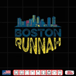 Design Boston 2021 Marathon Runner 26.2 Miles Runnah Shirt