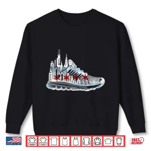 Sweatshirt Chicago Runner Run Marathons Running Tee Jogger Motivational Shirt