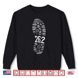 Sweatshirt Cool Marathon Art Men Women 26.2 Marathoner Running Finisher Shirt