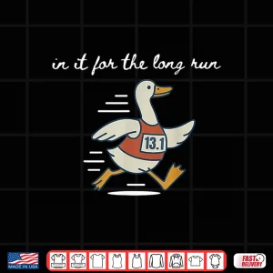 Design In It for The Long Run Half Marathon Goose Shirt