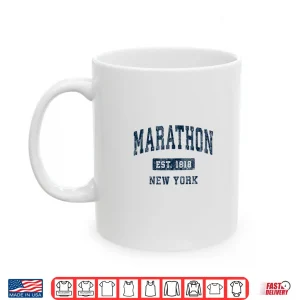 Mug Marathon New York NY Vintage Athletic Sports Design Shirt