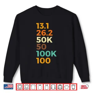 Sweatshirt Ultra Marathon 50K 100K 100 Miles Finisher Sprinter Runner Shirt