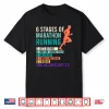 6 Stages Of Marathon Running Saying Runners Funny Shirt