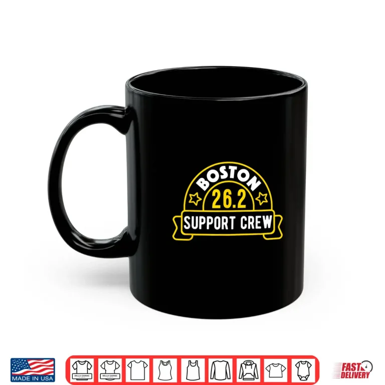 Mug Boston 26.2 Marathon Support Crew Shirt