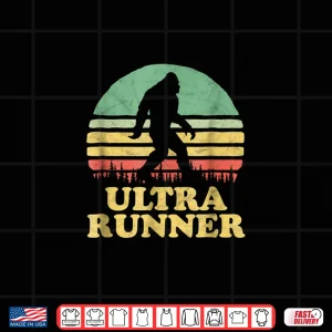 Design Bigfoot Ultra Runner Vintage Trail Marathon Shirt