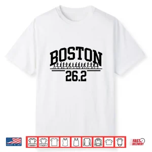 Boston 26.2 Running Marathon Finisher Celebration Runner Run Shirt